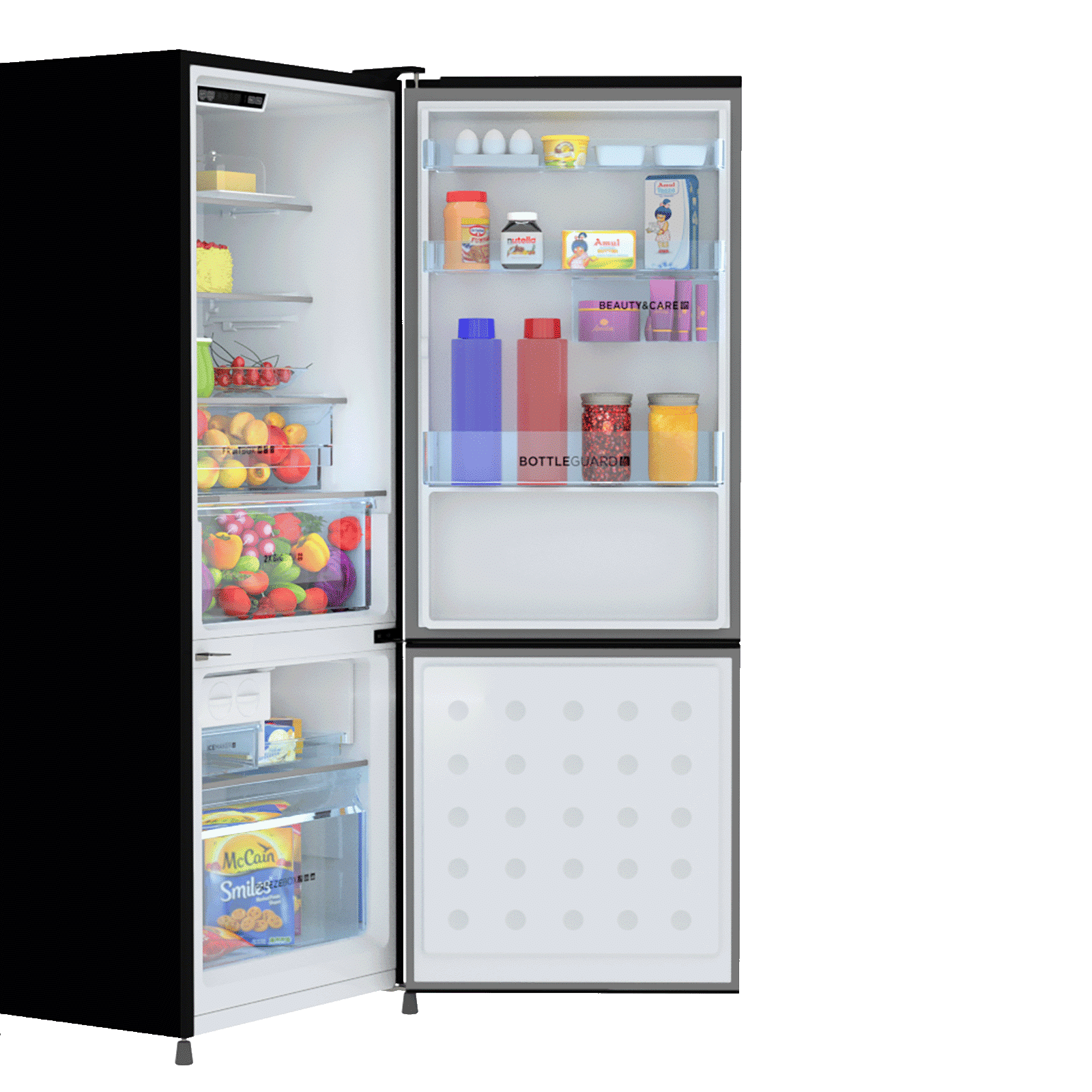 Buy Haier 256 Litres 4 Star Frost Free Double Door Bottom Mount